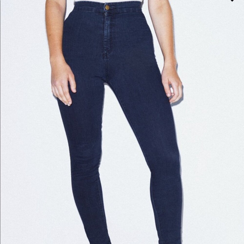 American Apparel Ultra High-Waisted Skinny Jeans XS